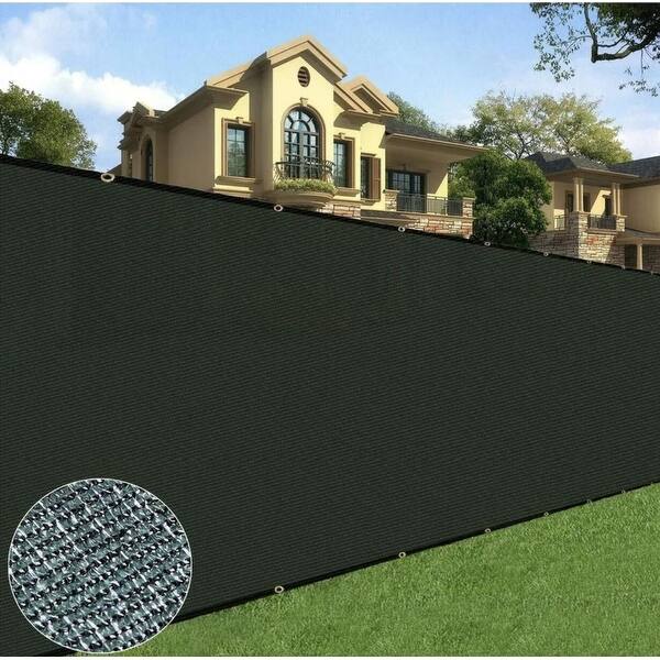 Orion Black 50-foot Privacy Screen Fence - - 29740636