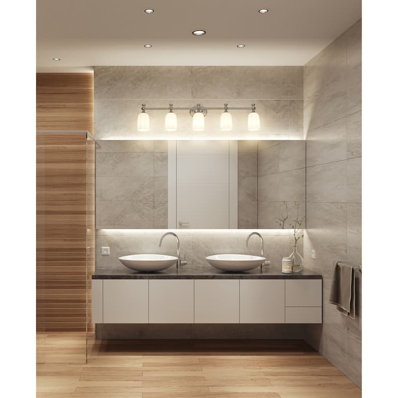 Orion 5 Light Vanity in Brushed Nickel