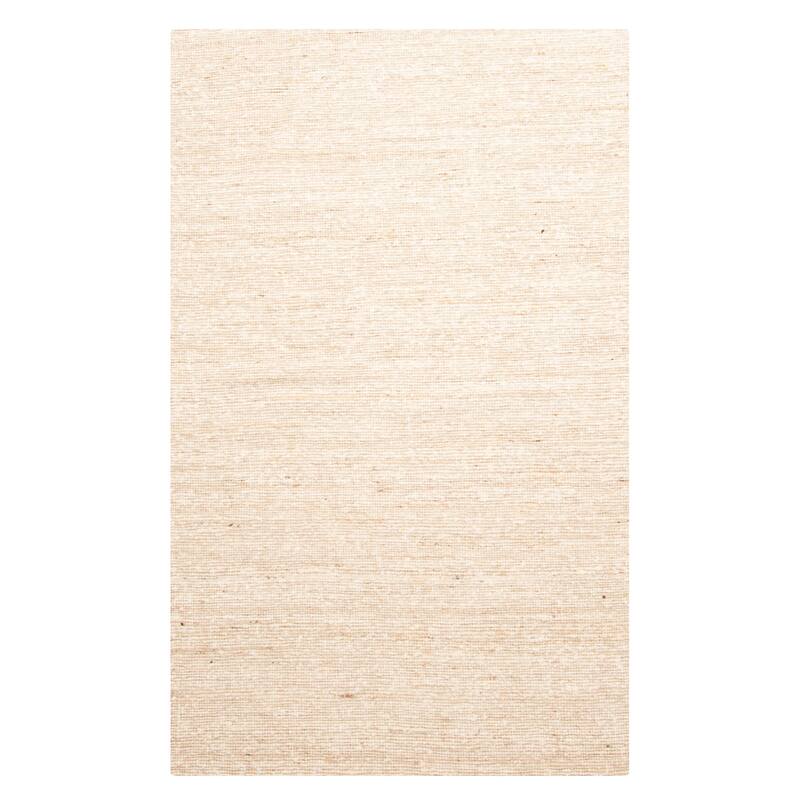 ECARPETGALLERY Braid weave Sienna Cream Wool Rug - 5'0 x 8'0