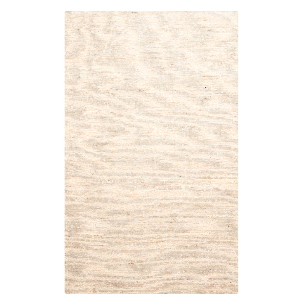 ECARPETGALLERY Braid weave Sienna Cream Wool Rug - 5'0 x 8'0