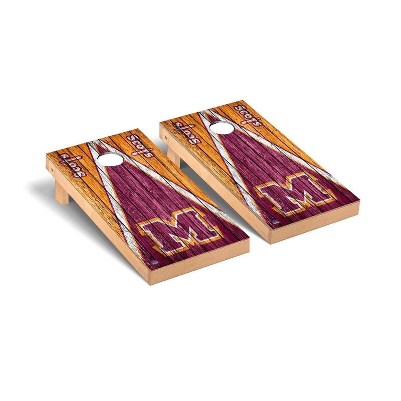 Maryville College Scots Triangle Cornhole Board Set