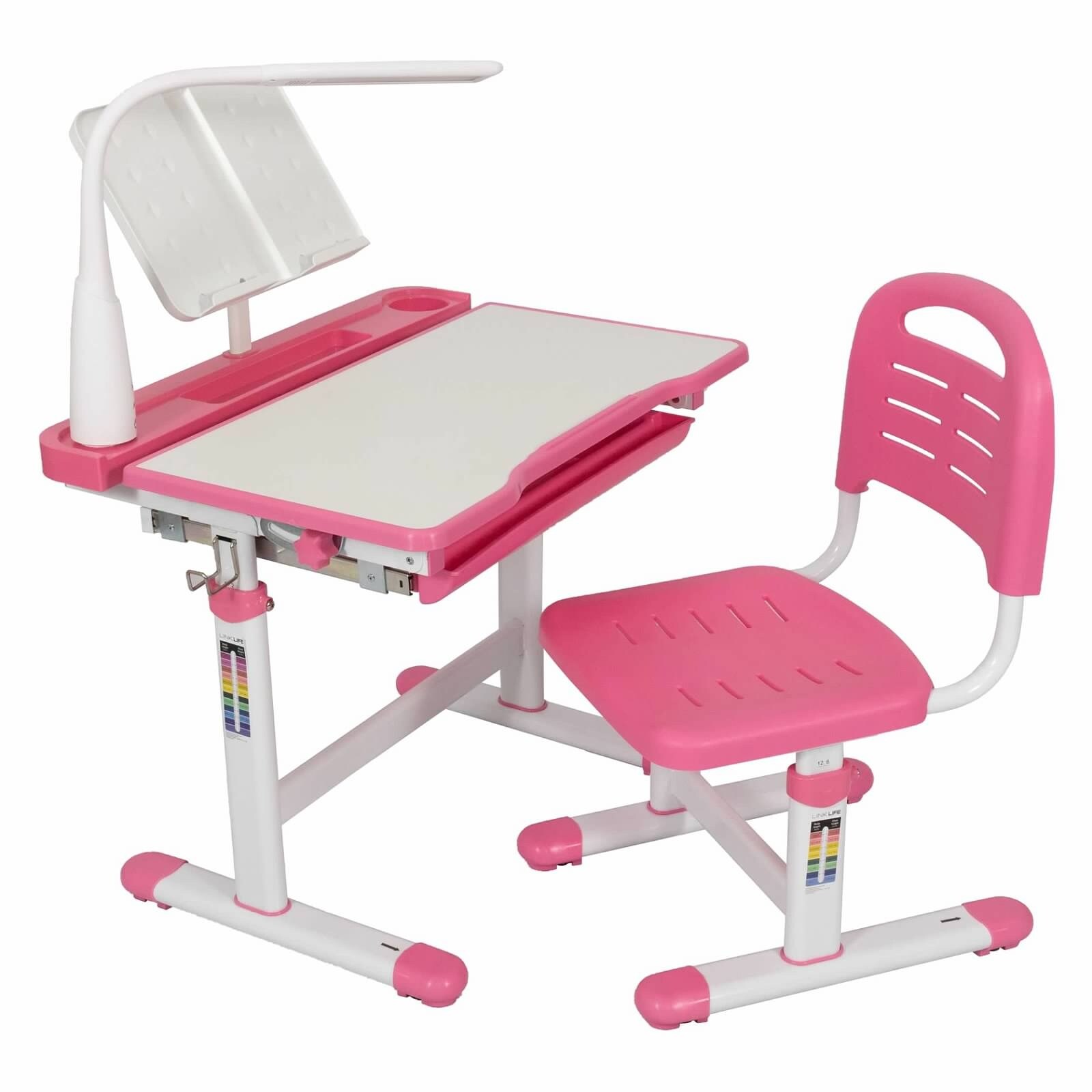 folding study table chair set