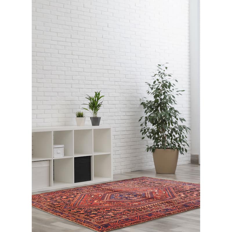 ECARPETGALLERY Hand-knotted Anadol Red Wool Rug - 5'1 x 6'10