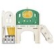 preview thumbnail 32 of 30, Kids Slide Playset Structure 7 in 1 with Slide and Basketball Hoop
