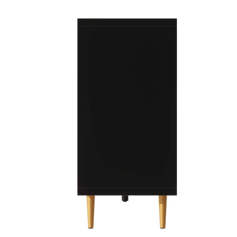 65" Modern TV Stand with Doors & Adjustable Shelves for TVs Up to 70"