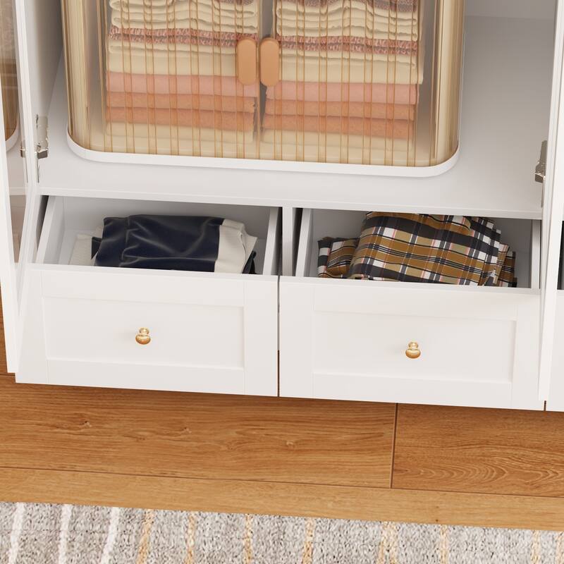 Chic Modular Closet System Wardrobe Units Armoires Home Organization