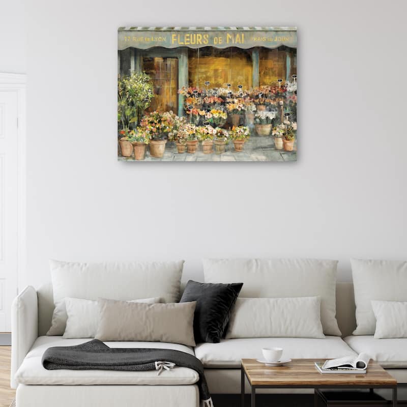 Fleurs de Mai By Studio Arts Canvas Art Print