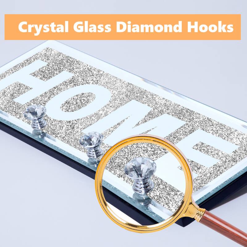 Mirrored Key Holder for Wall Decorative