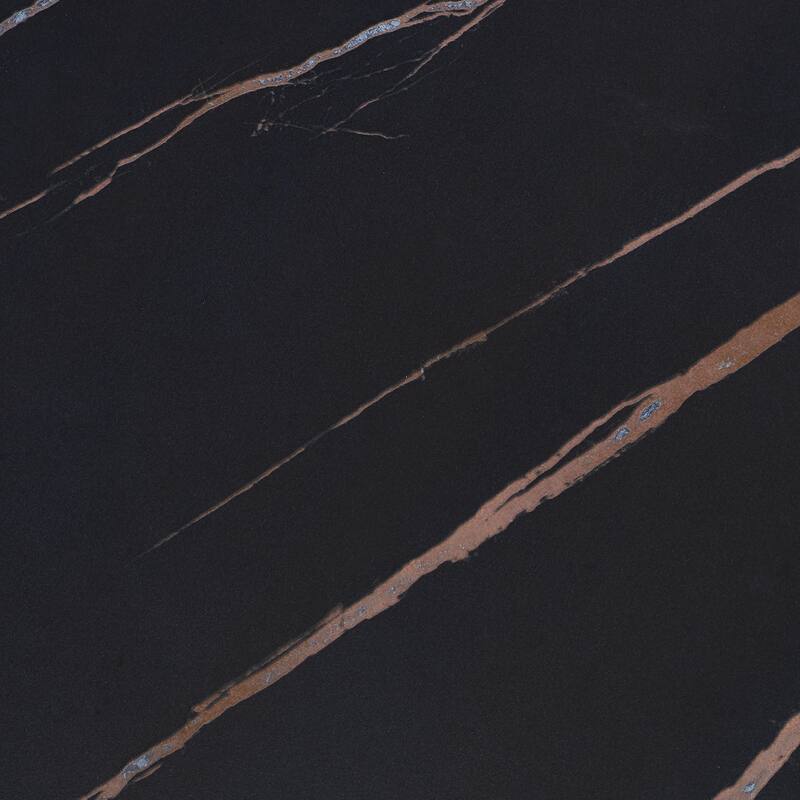 Modrest Cayson Modern Black Ceramic Small Coffee Table