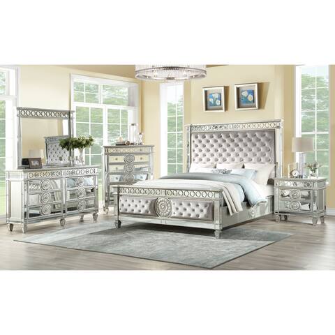 ACME Varian Nightstand in Mirrrored