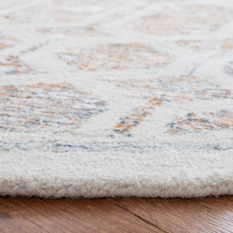 SAFAVIEH, Handmade Artistry Poulia Geometric Wool Rug