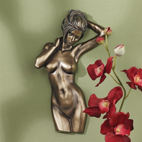 Design Toscano La Donna Nude Female Torso Wall Sculpture