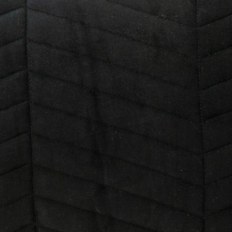 Yellow Quilted Velvet Zig Zag Decorative Lumbar Pillow