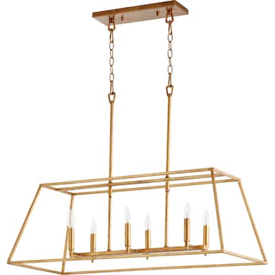 Quorum International Gabriel 6 Light 15" Wide Chandelier