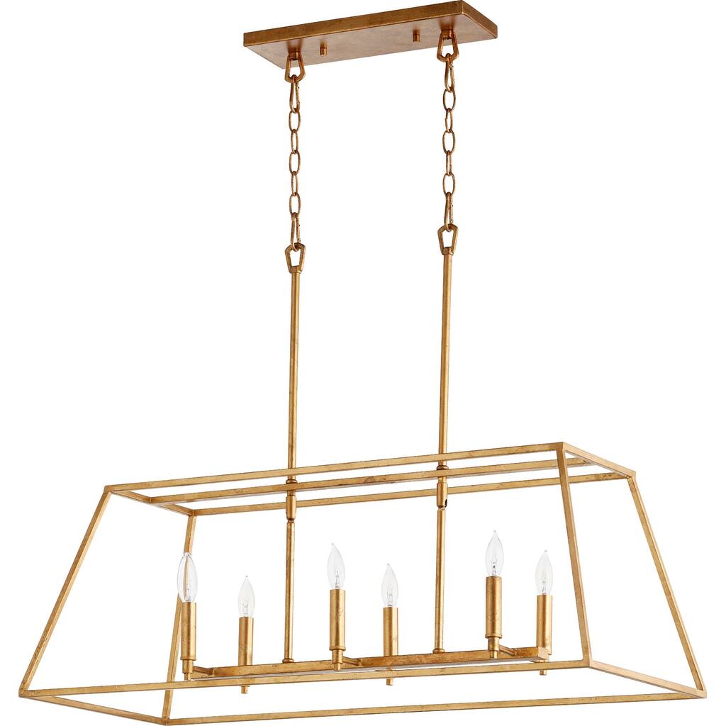 Quorum International Gabriel 6 Light 15" Wide Chandelier