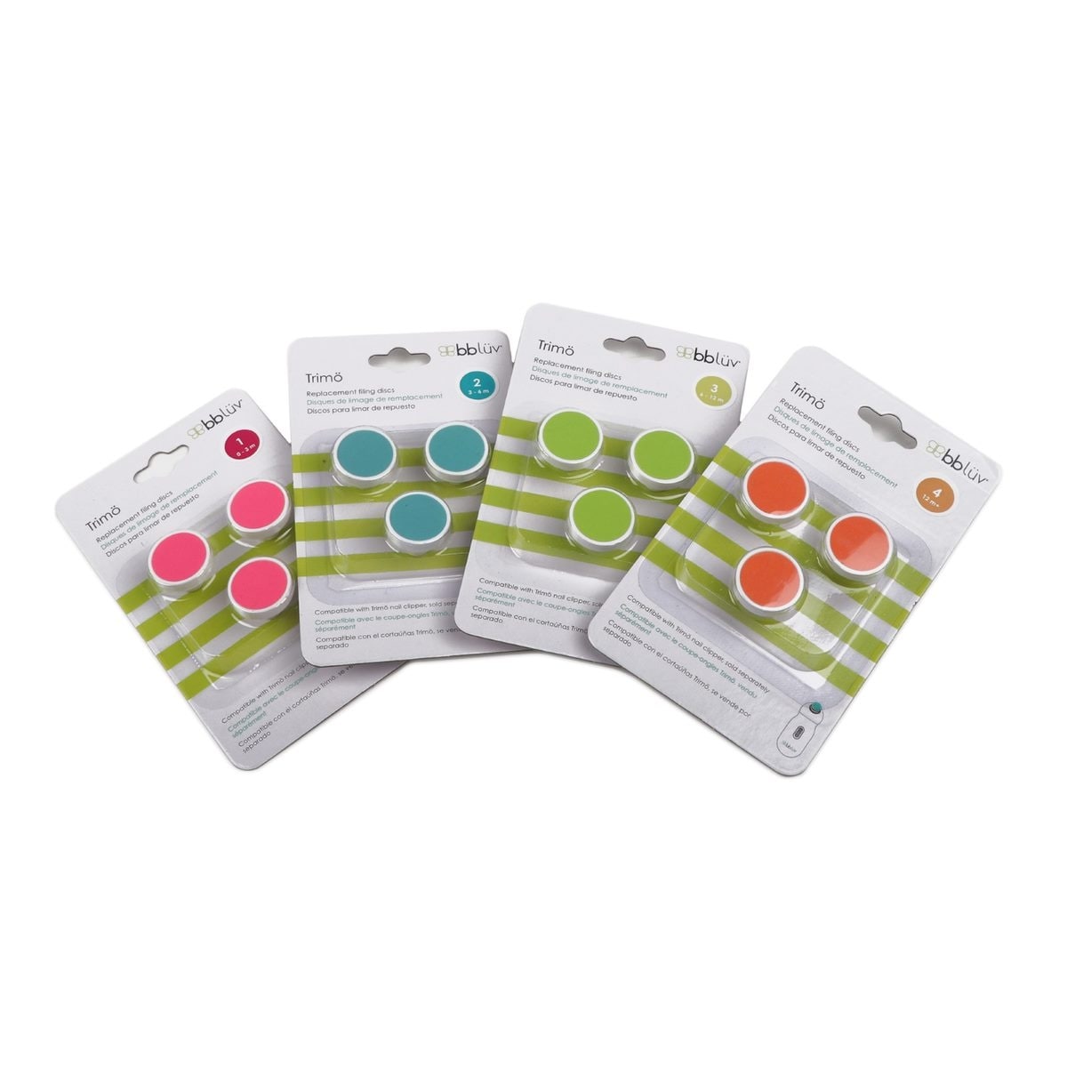bbluv Pack Replacement Discs for Trimo Electric Nail Trimmer