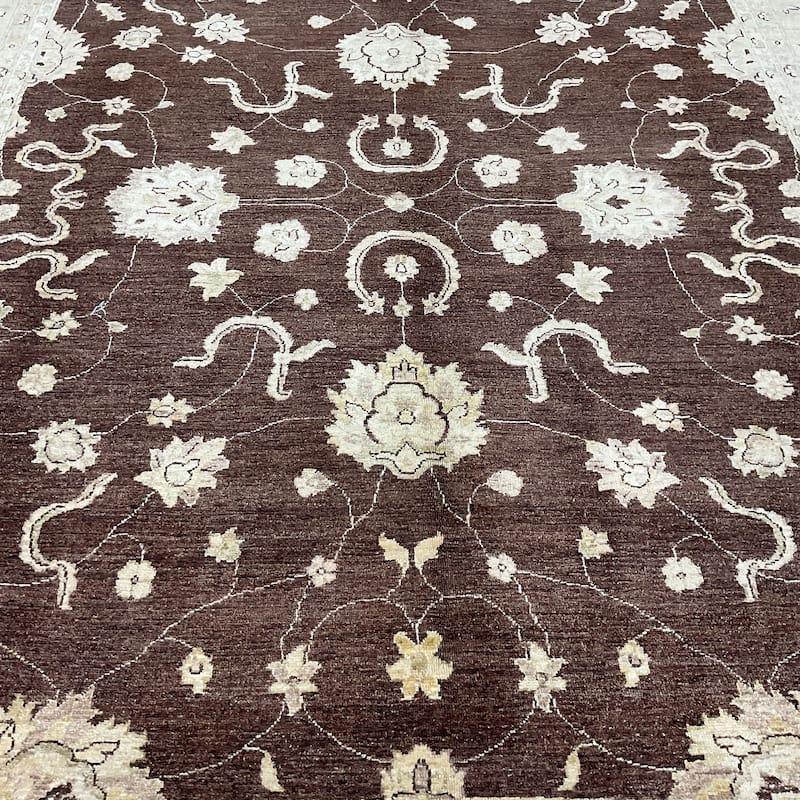 HERAT ORIENTAL Handmade 8'2 x 10' Oushak Wool Rug - 8'2" x 10'