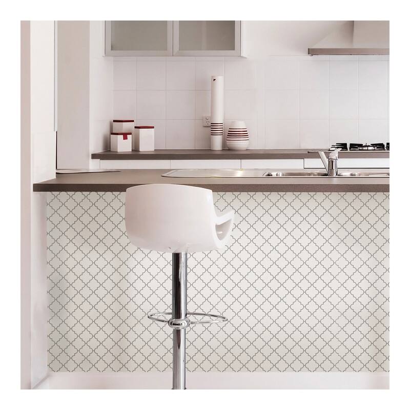 InHome Quatrefoil Peel & Stick Backsplash Tiles
