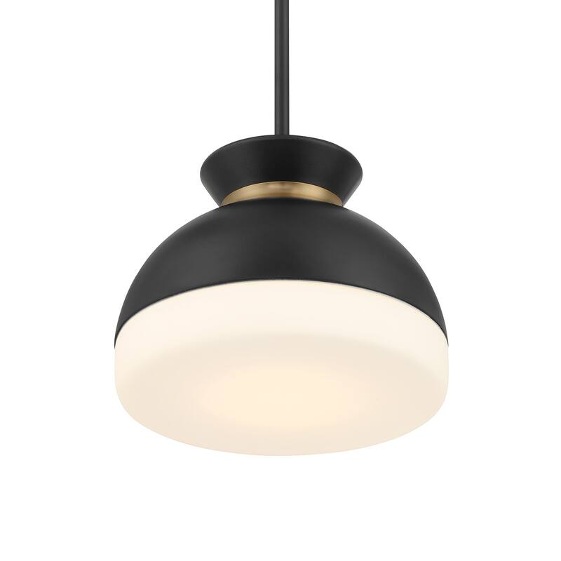 Crystorama Lighting Group GID-4005 Gidget 10" Wide Pendant with Etched