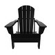 preview thumbnail 16 of 101, POLYTRENDS Laguna All Weather Poly Outdoor Adirondack Chair - Foldable