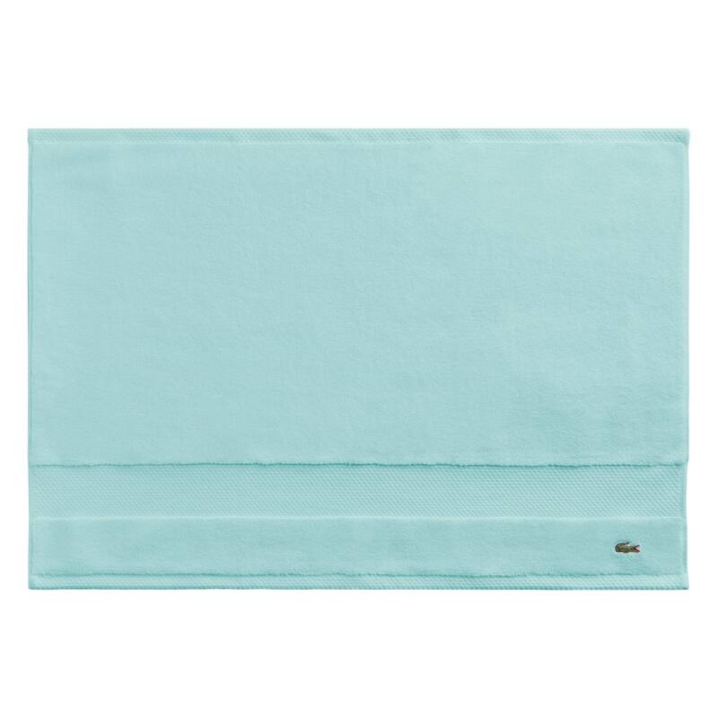 Lacoste Heritage Supima Cotton Bath Mat - Mint