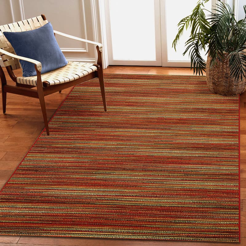 Liora Manne Marina Stripes Indoor/ Outdoor Area Rug