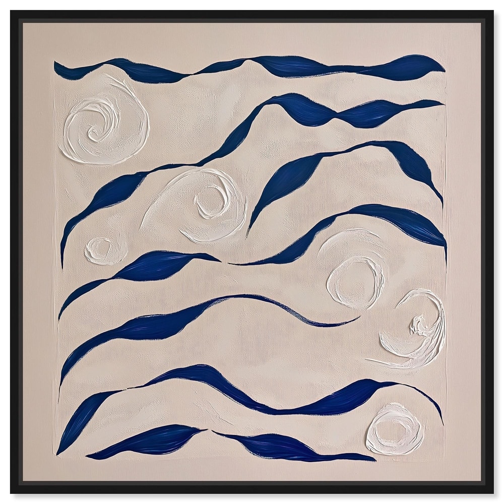 Acrylic Waves Canvas by Art Remedy