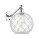 Option Clear Glass with White Rope / Polished Chrome