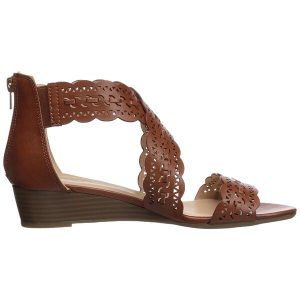 xoxo black wedge sandals