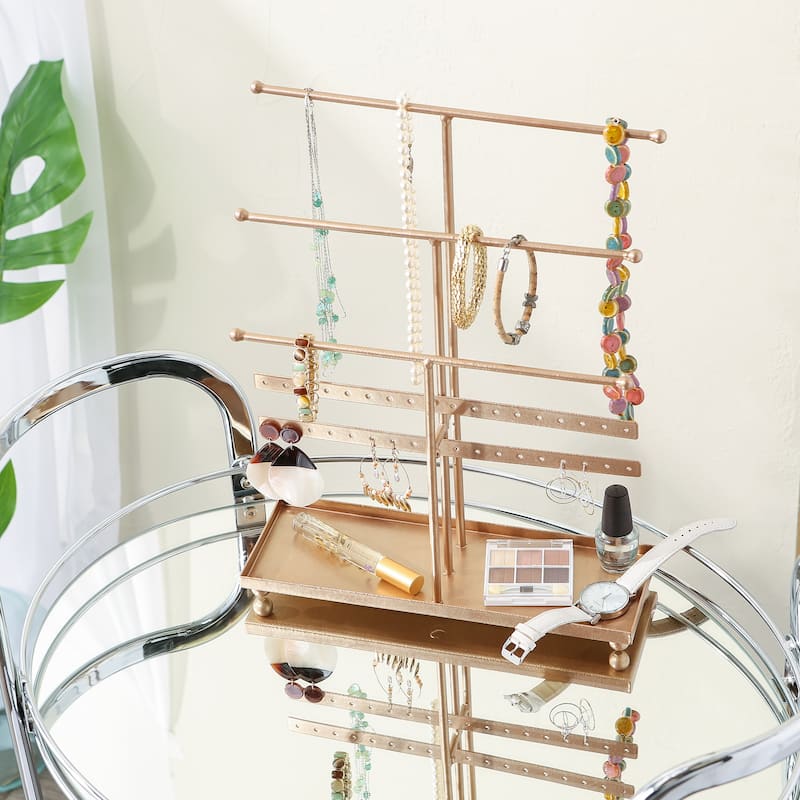 DII 3 Tier Jewelry Organizer Black