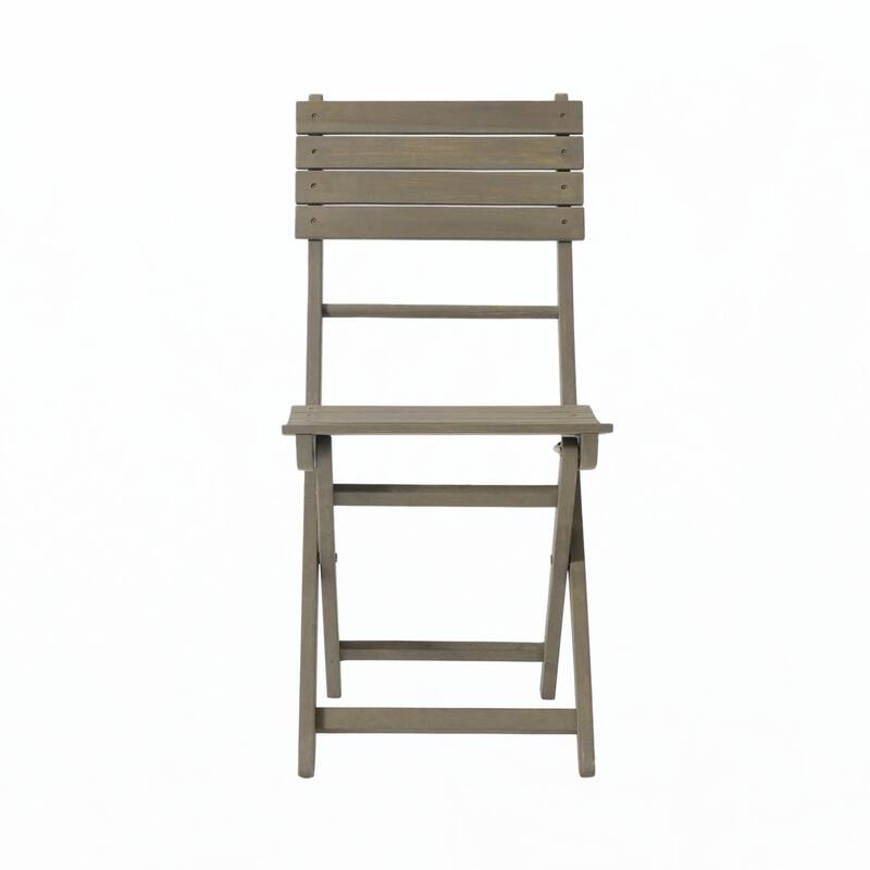 Outdoor FOLDABLE DINING SET, GREY