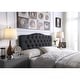 preview thumbnail 8 of 10, Harriman Tufted Upholstered Standard Camelback Headboard Charcoal - Full
