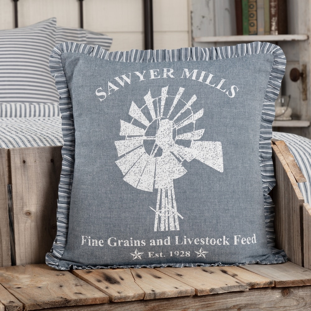 Sawyer Mill Windmill Pillow