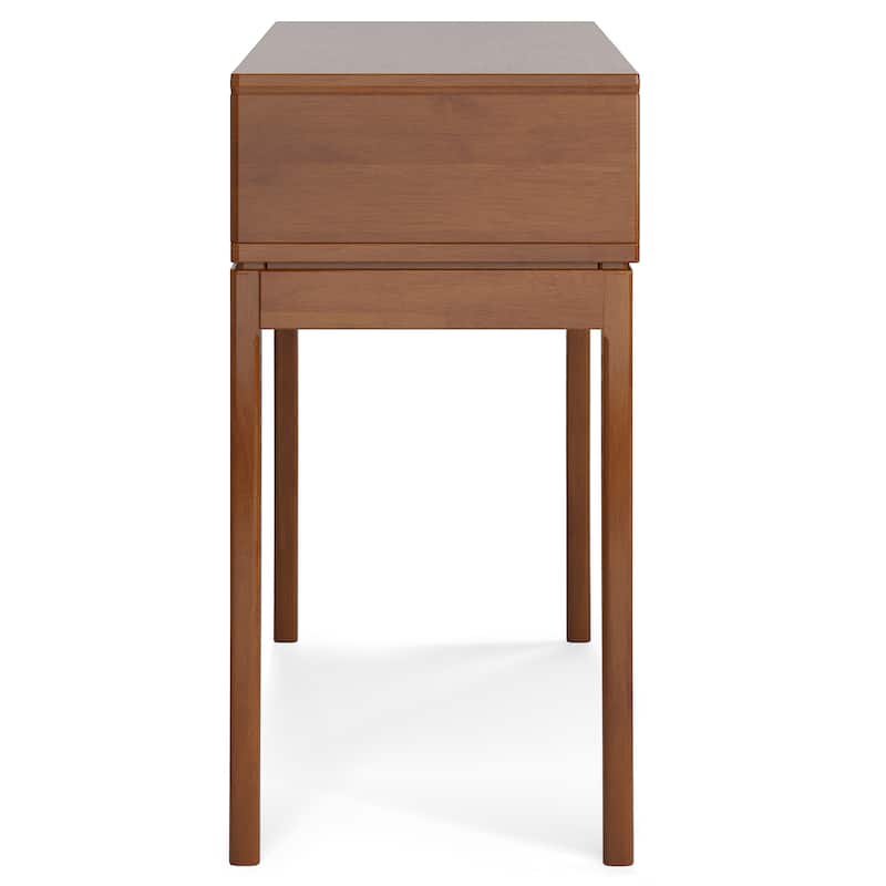 WYNDENHALL Pearson SOLID HARDWOOD 54 inch Wide Mid Century Modern Console Sofa Table - 54 W x 16 D x 31 H