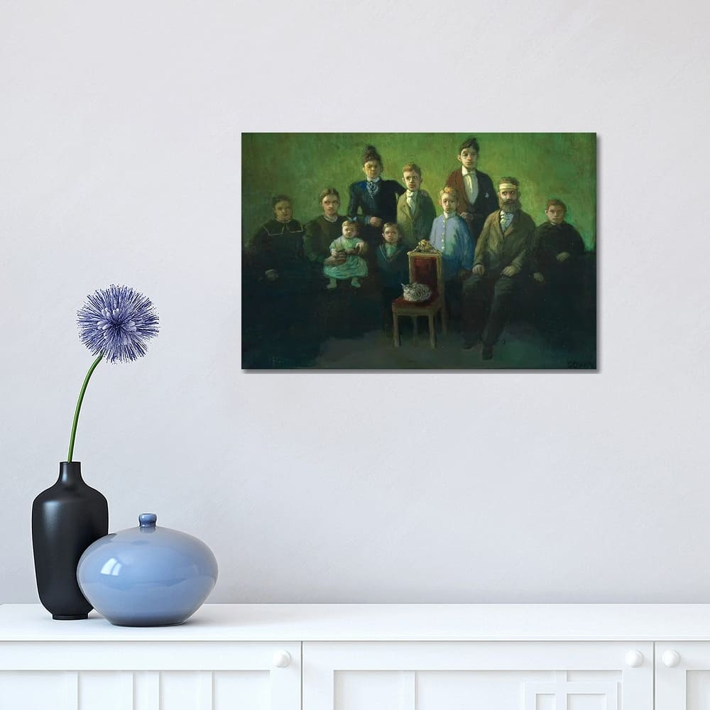 iCanvas "Difficult Family" by Michael Sowa Canvas Print