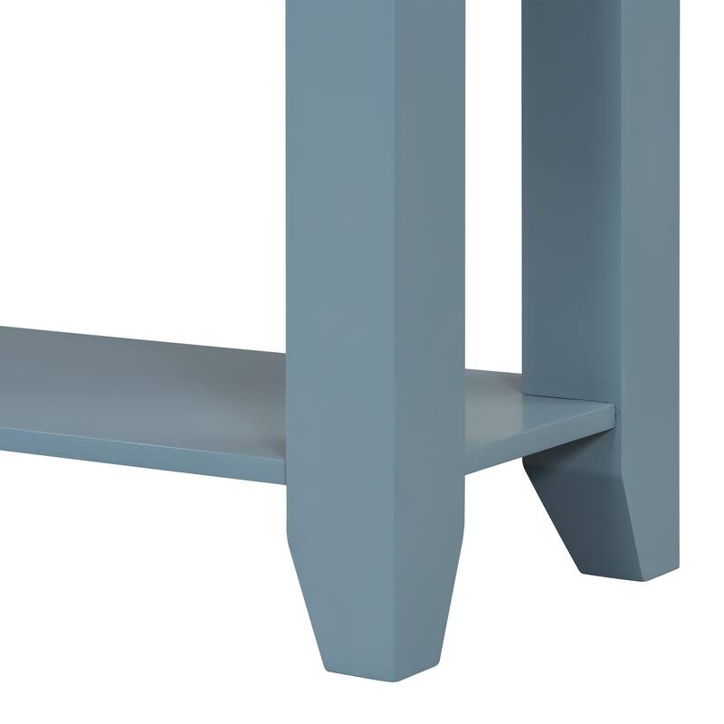 55.4" Modern Entryway Console Table with 3 Storage Drawers