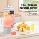 preview thumbnail 58 of 61, Beverage Dispenser with Spigot and Lid, Iced Tea Lemonade Juice Water Dispenser