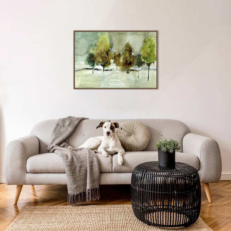 Whispering Woods by Cartissi Framed Canvas Wall Art Print