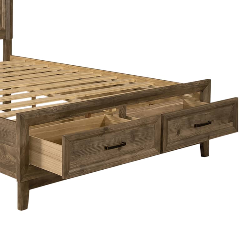 Ridgecrest Cobblestone King Storage Bed