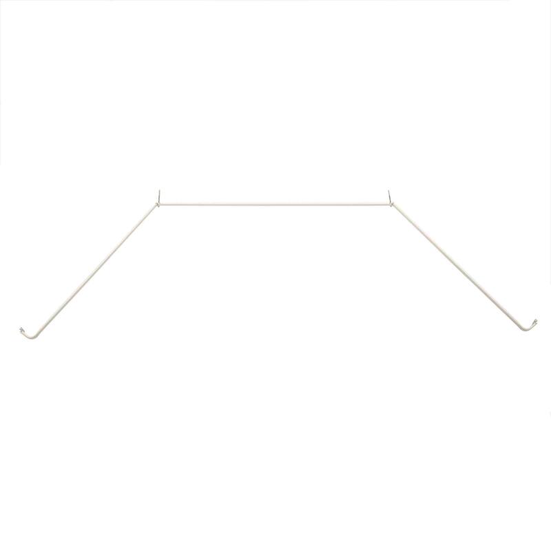 Kenney® Basic Bay Window Curtain Rod, 18-42", 36-63", 18-42", White - N/A - White