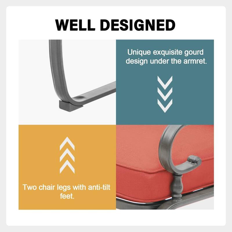 Nista 3-piece Outdoor Spring Metal Bistro Set by Havenside Home