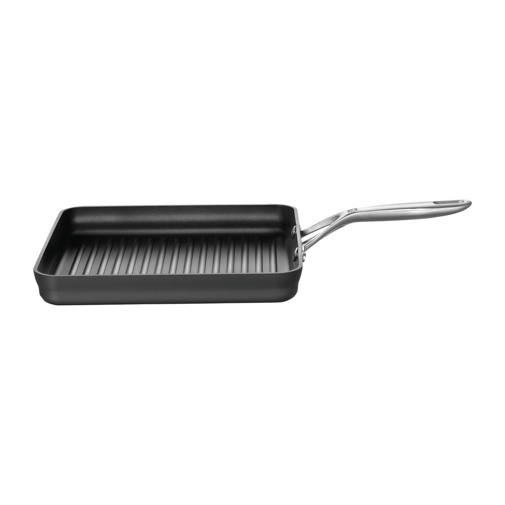 ZWILLING Motion Hard Anodized 11 x 11-inch Aluminum Nonstick Square Grill - 11" x 11"