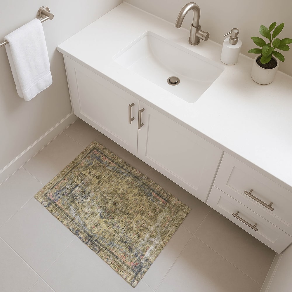 Premium Washable Super Soft Vintage Traditional Mayfield Rug