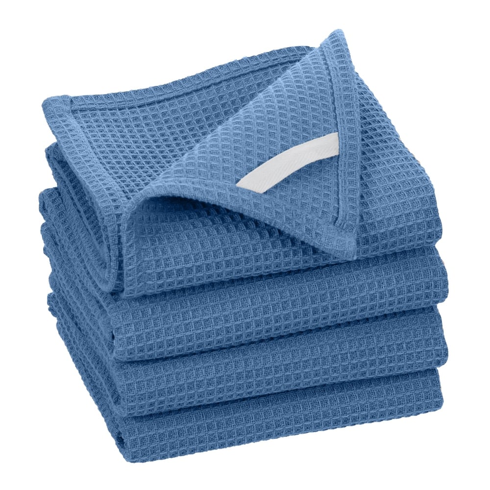 Fabstyles Broadway Waffle Cotton Kitchen Towels - 18x28