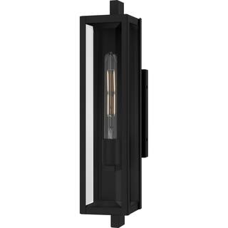 Matte Black  Outdoor Wall Lantern from the Dale Collection