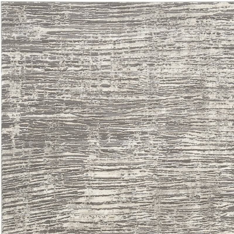 Hifa Abstract Modern Non Skid Stain Resistant Area Rug By HomeRoots - 108' X '72' X '0.5
