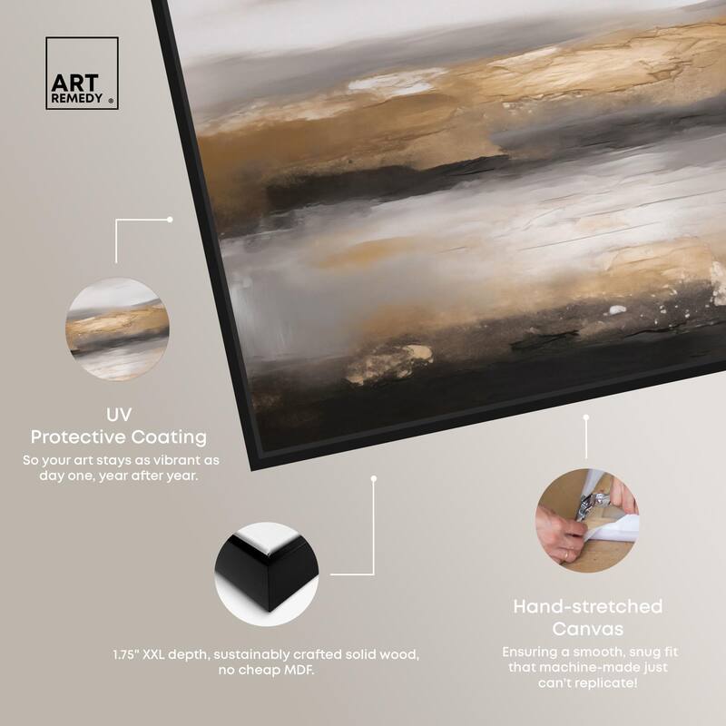 Dust and Gold Canvas by Art Remedy