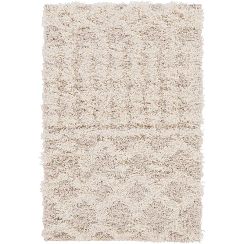 Livabliss Newton Geometric Moroccan Trellis Shag Area Rug