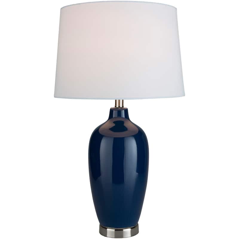 Dominique Navy Traditional Table Lamp