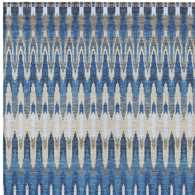 HomeRoots Southwestern Transitional Rectangle Outdoor Rug